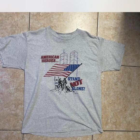 Daytona Beach‎ Postal Employees 9/11 American Heroes Graphic T Shirt - Picture 1 of 2